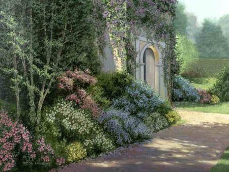 jardin fleuri